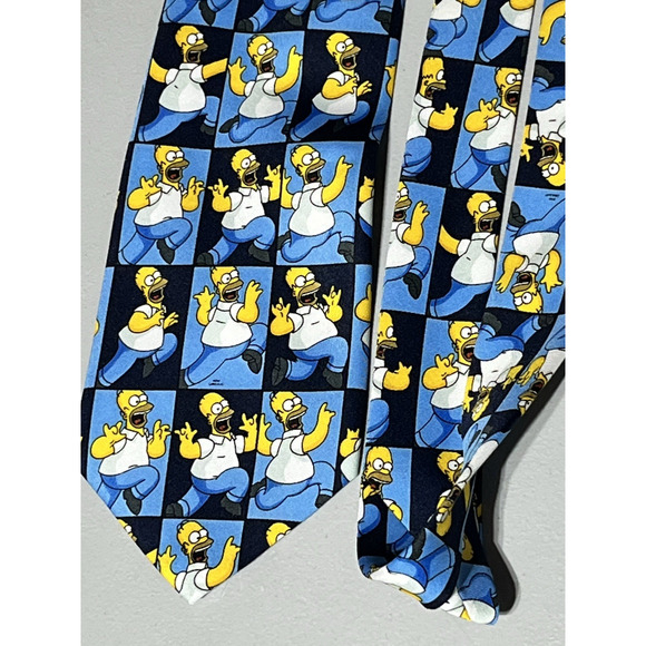 The Simpsons Bart Simpson Tie Cartoon Comic Mens Necktie - Picture 4 of 9